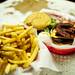 A burger and fries at Fleetwood Diner on Friday, July 12. Daniel Brenner I AnnArbor.com